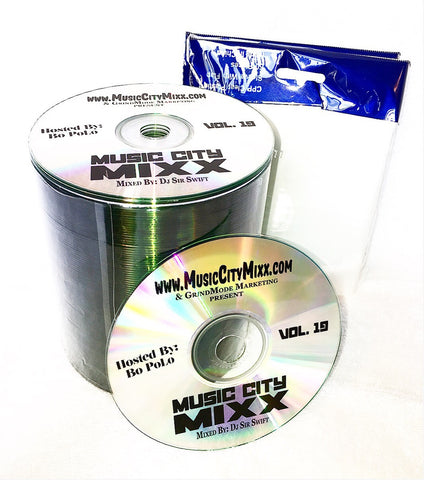 1000 Cds w/Clear Plastic Sleeves (FREE SHIPPING)
